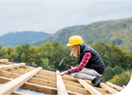 Professional renovation worker